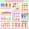 100 Pcs Prefilled Easter Eggs with Toys, Filled with Toys Party Favors for Kids Boys Girls Easter Eggs Hunt, Basket Stuffers Fillers